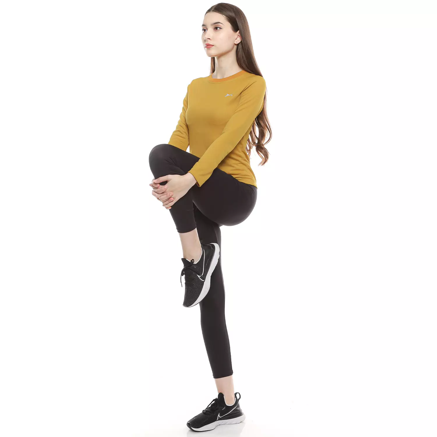 Long Sleeves Running Tee Flexrun series Gold