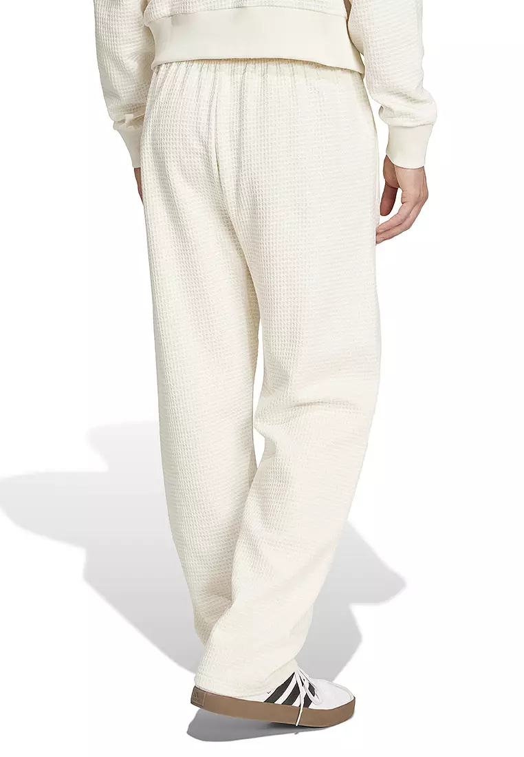 ALL SZN Waffle Knit Open Hem Jogger Pants