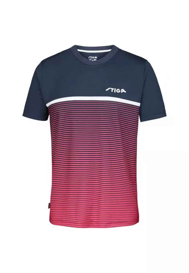 Table Tennis Line Shirt 1854-4180 Navy/Pink