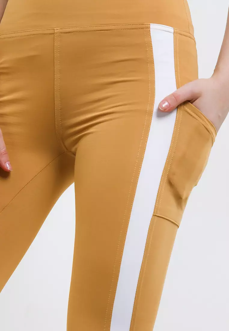 Celana Panjang Legging Olahraga Ladies Sport Long Pants Active Sport Olahraga Senam Yoga Pilates Gym Ketat Spandex