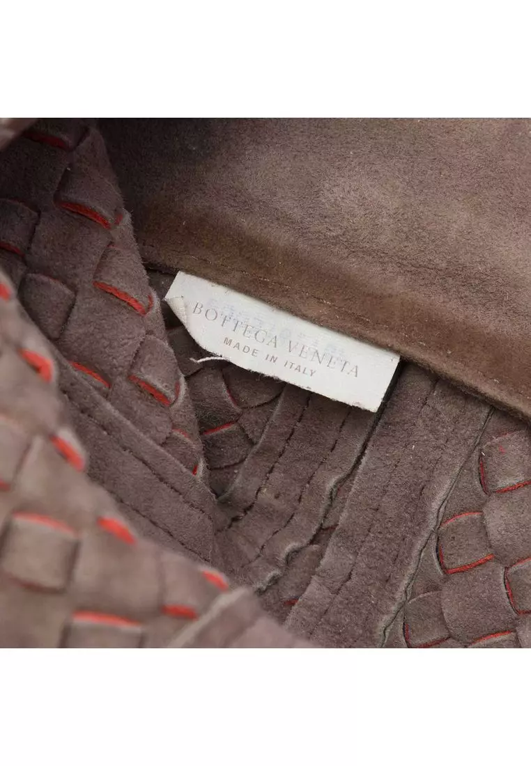 Pre-Loved Bottega Veneta Xl Nappa Intrecciato Stitch Tote