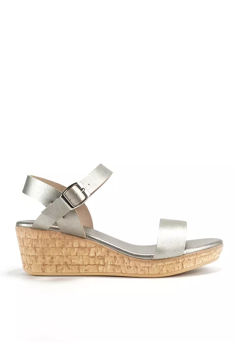 Wedge sandals online no ankle strap