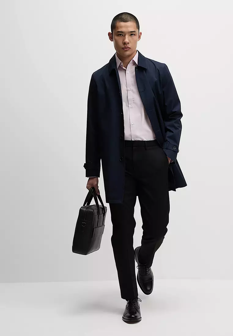 Regular Fit Easy Iron Cotton Blend Shirt