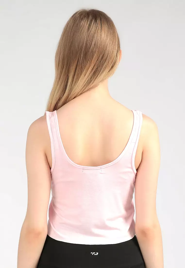 LTD87 HTK Henley Tank Logo Pink