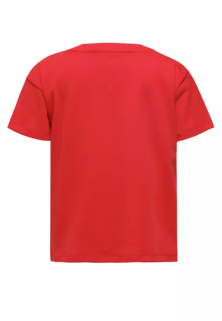 Qna Girl Behari T-shirt Anak Merah