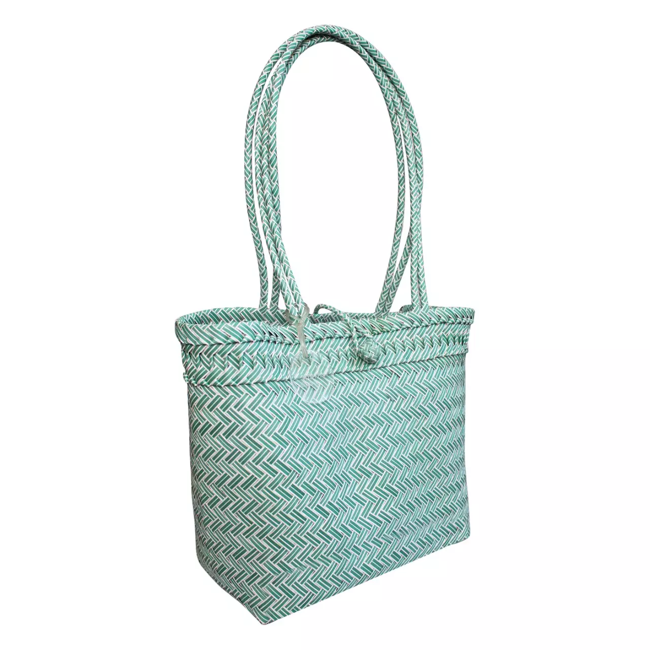 Mayonette Naturel Adinda Tas Anyaman Anyam Plastik Handmade