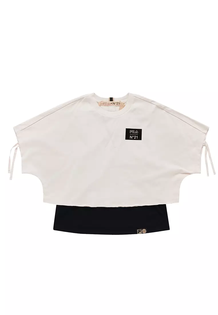 FILA FUSION x N 21 VIA SANTO SPIRITO MILANO Theme Women s Cotton T shirt