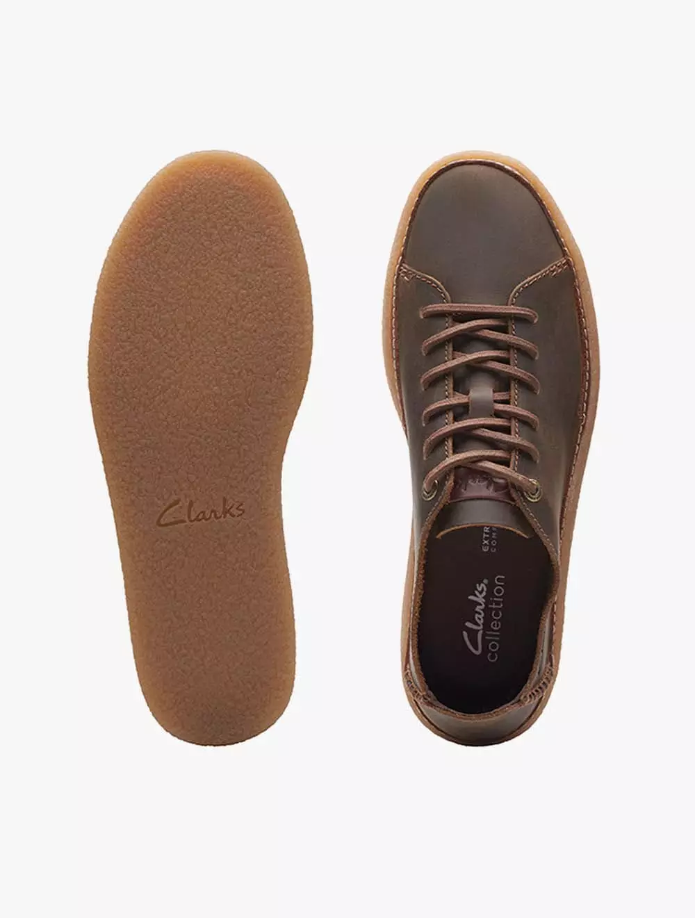 Clarks Oakpark Low Beeswax Leather