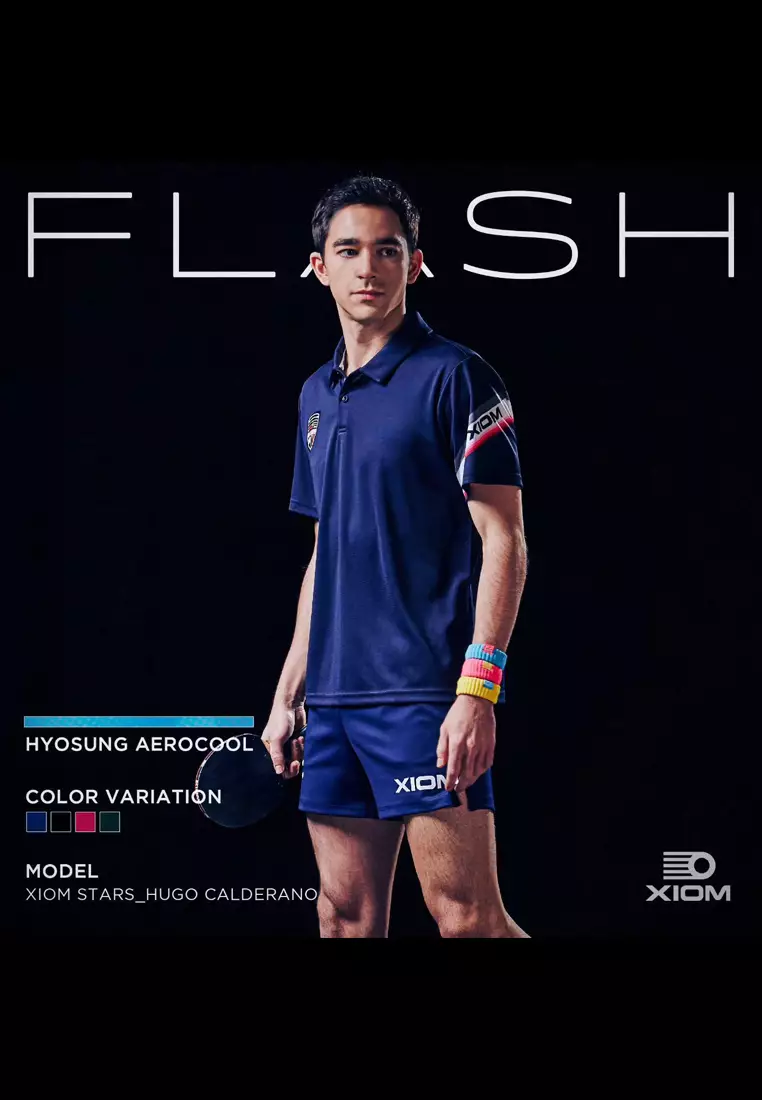 Flash Navy Table Tennis Polo Shirt Sports Polo Shirt