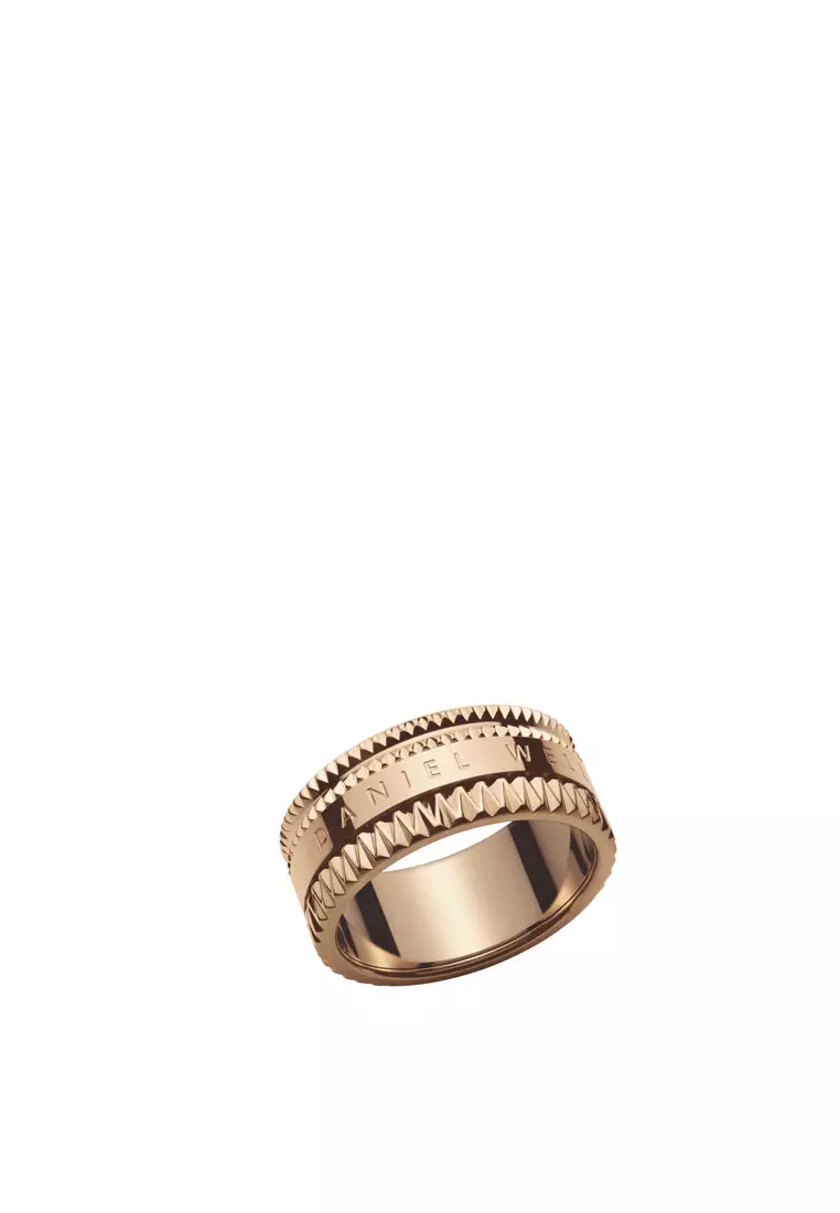 Elevation Ring Rose Gold - Unisex Ring - Couple Rings - Stainless steel Enamel Ring for Women and Men - DW Official