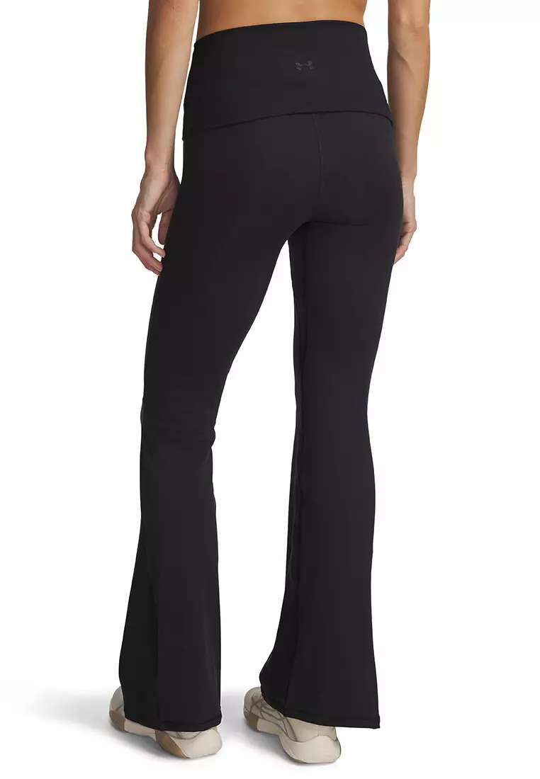 Meridian 羅紋摺疊高腰喇叭褲腳女士緊身褲