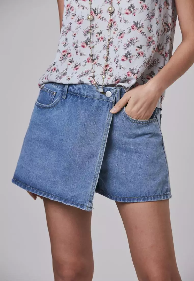 The bay sales denim skirt