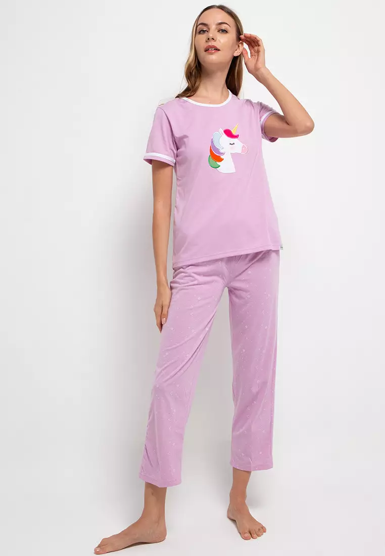 Pyjama Pijama Long Sleeve Long Pants Sleepwear