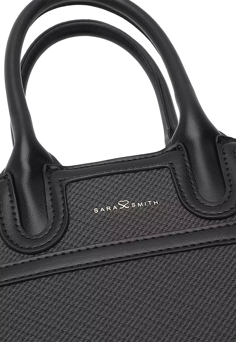 Women's Top Handle Bag / Sling Bag / Crossbody Bag / Shoulder Bag - Black