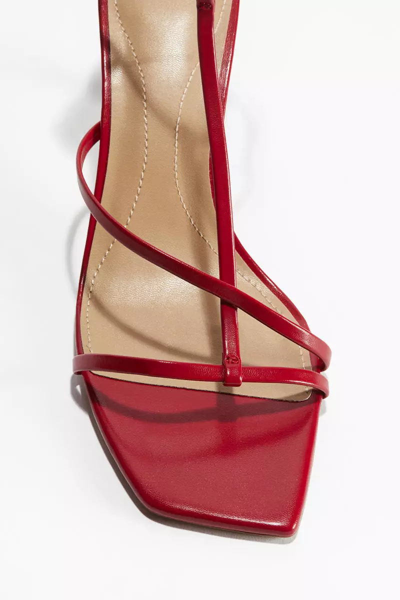 Heeled strappy sandals