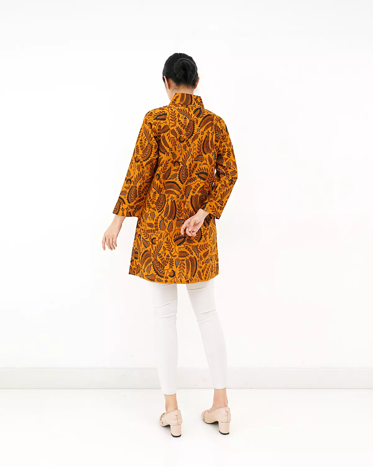 Blouse Tunik Motif Pisang Wulan