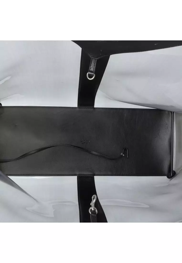 Pre-Loved Saint Laurent Maxi Pvc Transparent Y Tote