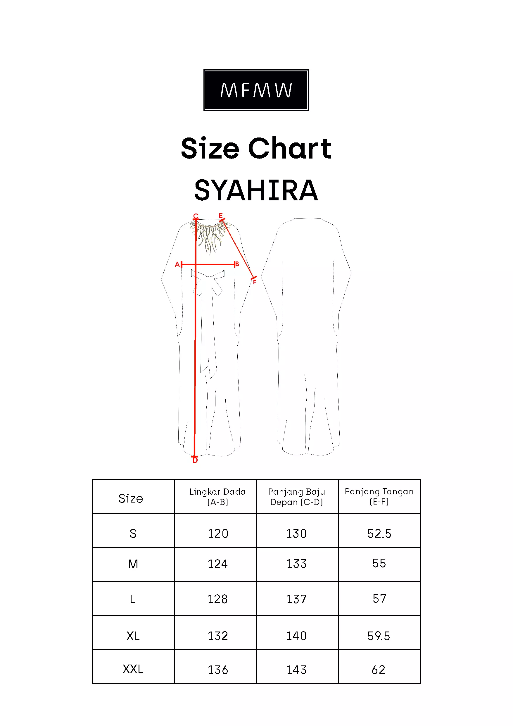 MFMW Syahira Kaftan Blue With Payet