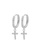 Atrireal silver ÁTRIREAL - Genesis Cross Dangling Hoop Earrings in Silver 666CAAC591783EGS_1