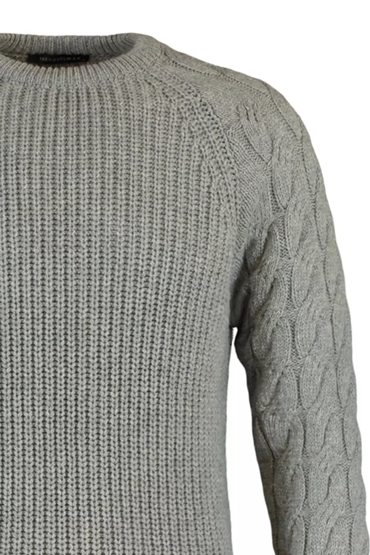 Regular Fit Raglan Sleeves Sweater