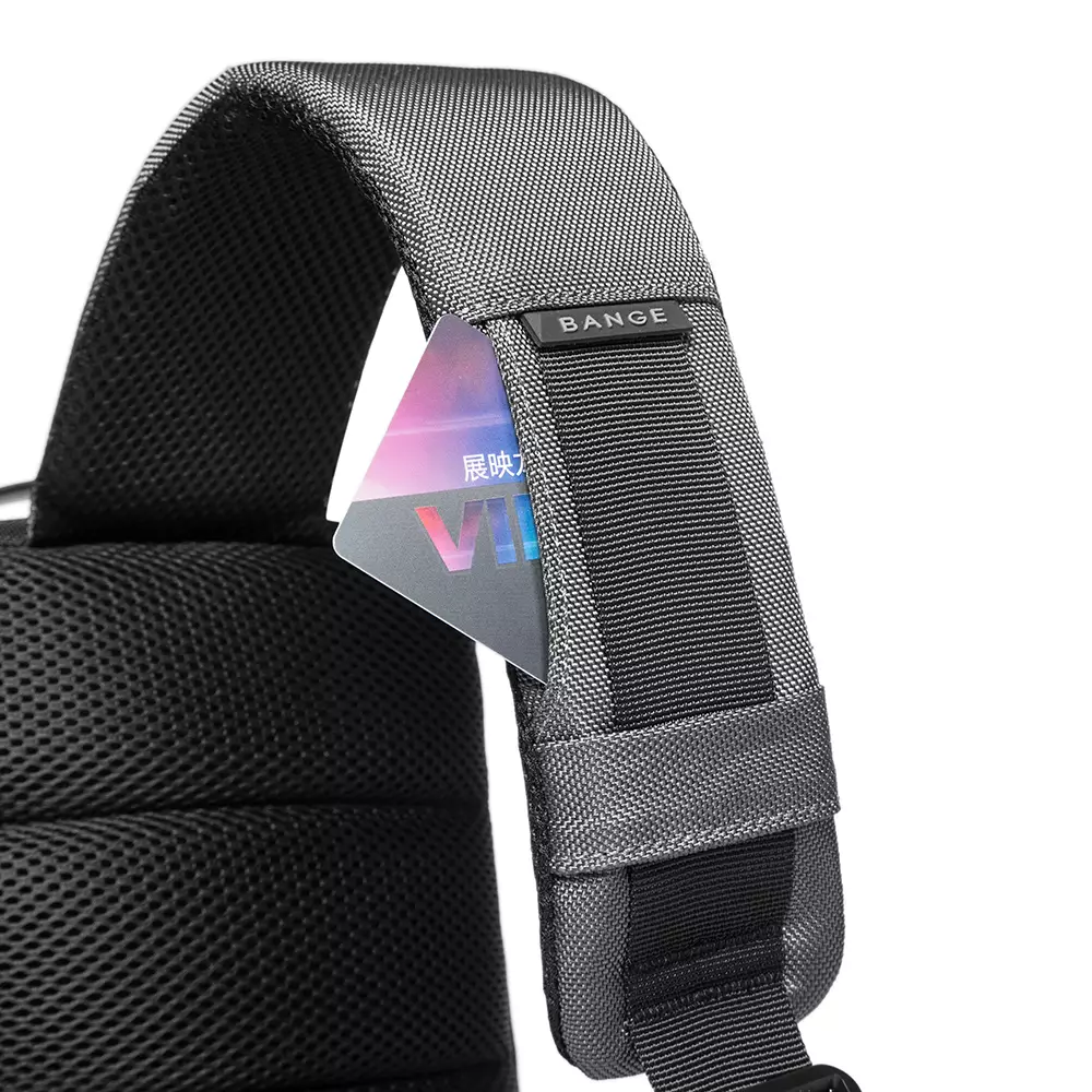 Bange BG22085 Tas Selempang Sling Bag Pria Lock - BLACK