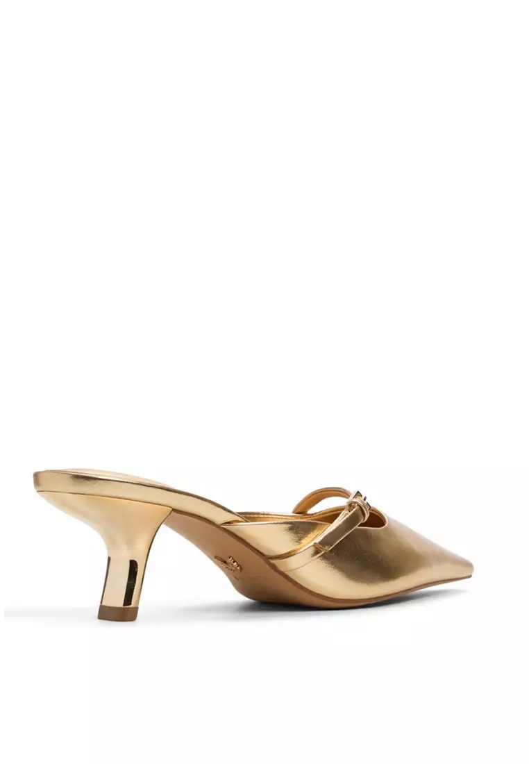 Goldenhaze Kitten Pump Heels