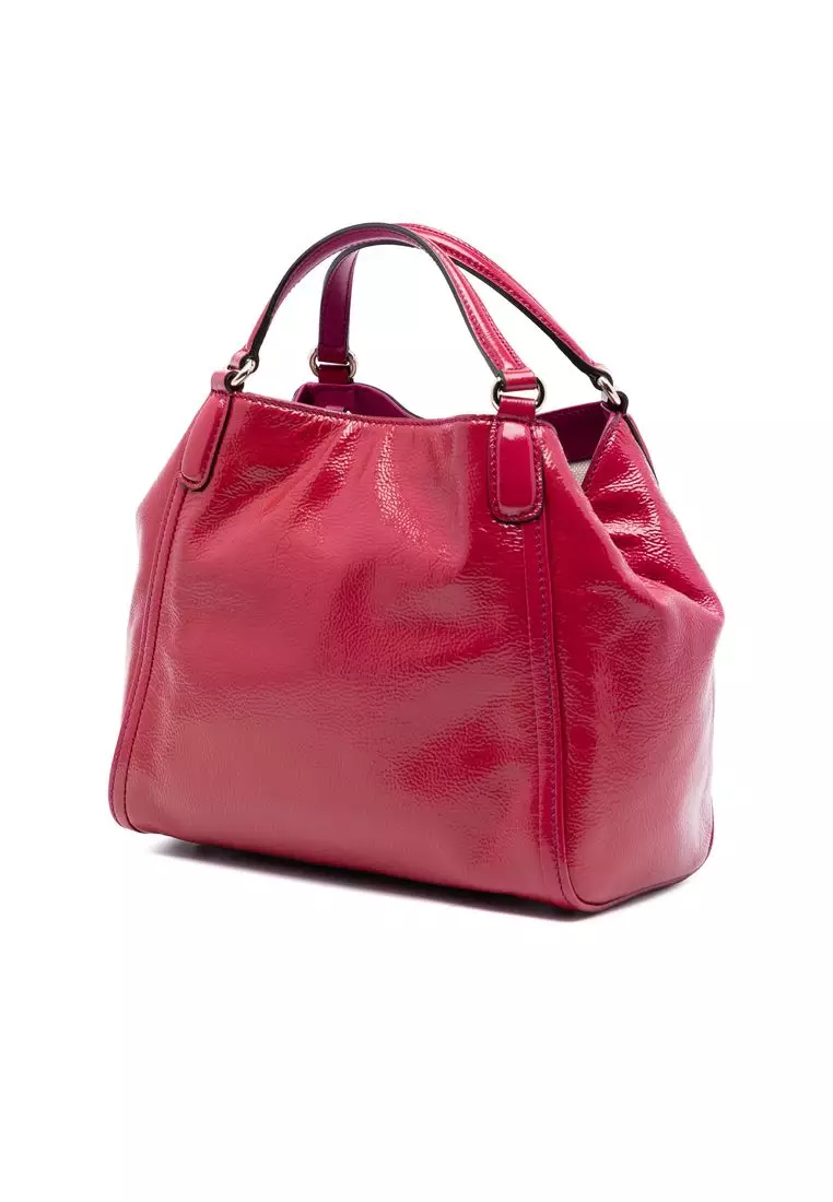 Pre-Loved Gucci Small Patent Soho Satchel