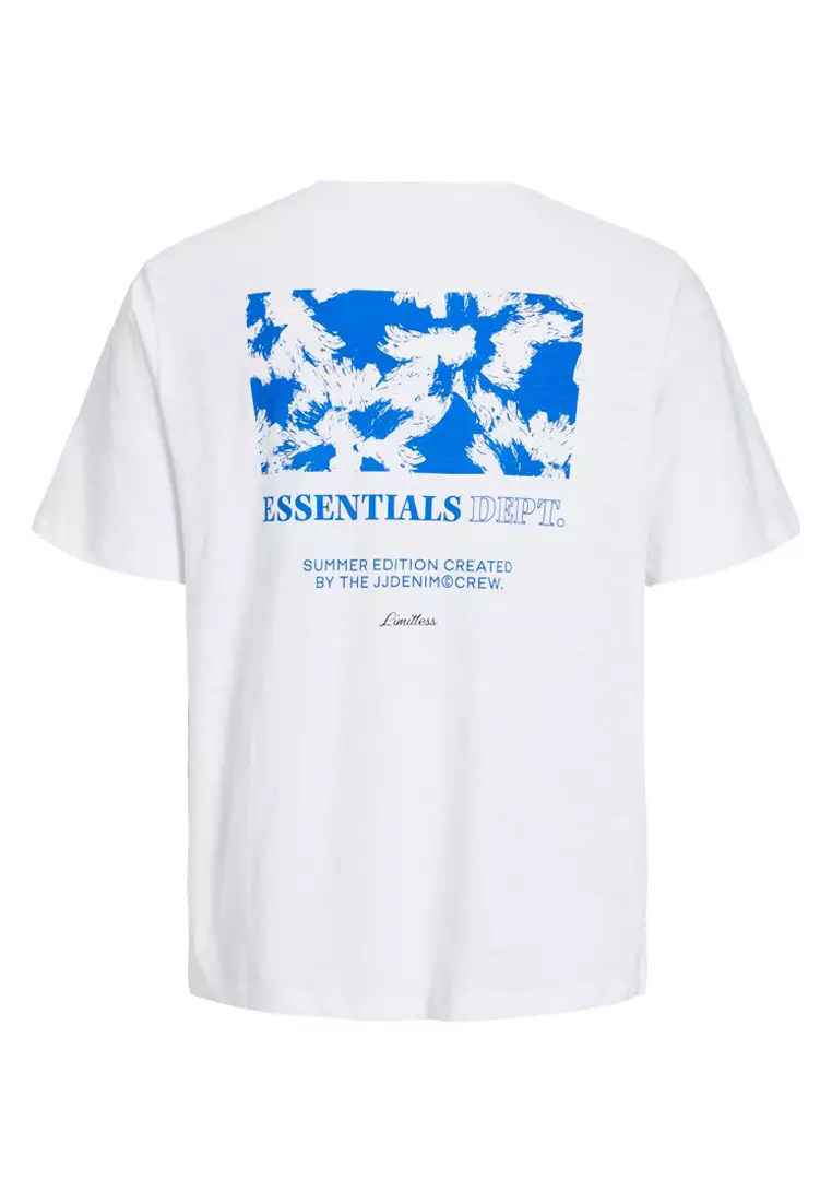 Jeff Monochrome Short Sleeves Crew Neck Tee