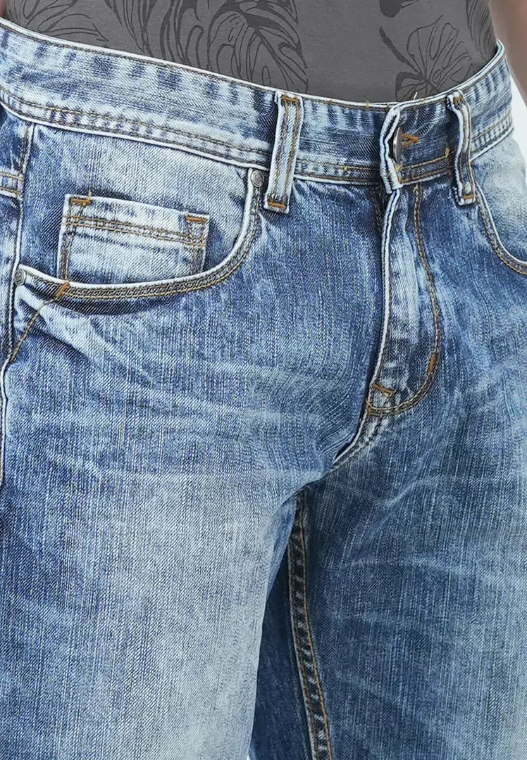 LGS - Celana Pendek - Short Jeans - Blue Washed Denim - JSS.293.P080.A690.C