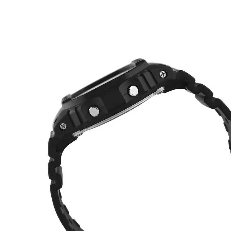 Jam Tangan Pria Casio G-Shock DW-5600RW-1DR Rainbow Brick Wall Digital Dial Black Resin Band