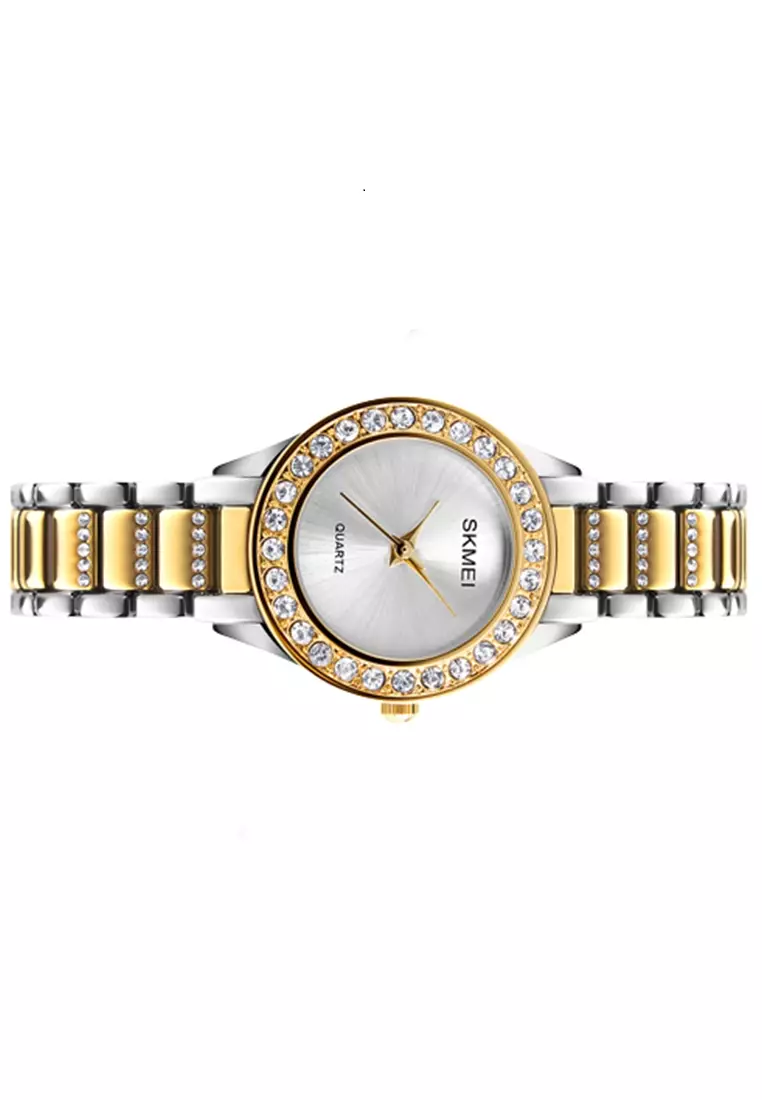 Jam Tangan Casual Analog Wanita Waterproof Strap Tali Material Zinc Alloy GF13 ORIGINAL