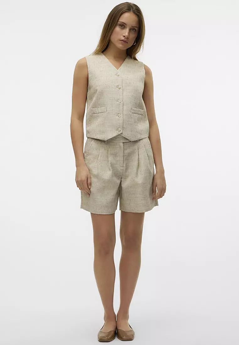 Pleated Shorts