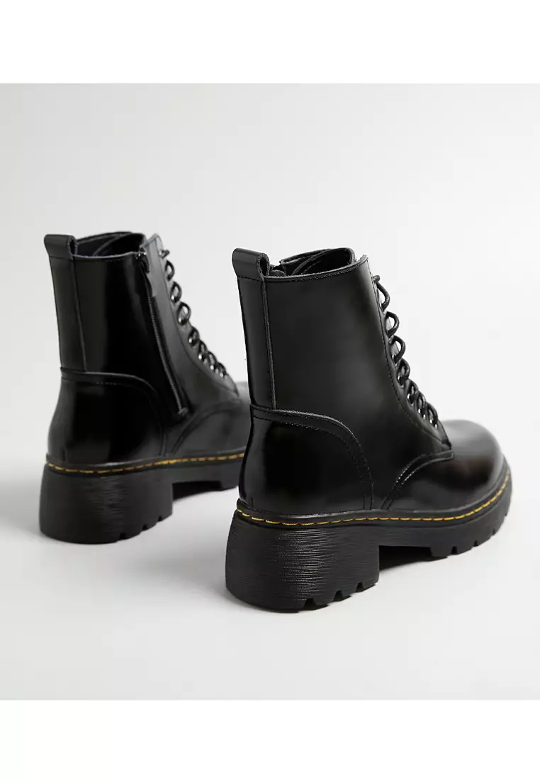Platform Leather Martin Boots MZ85770