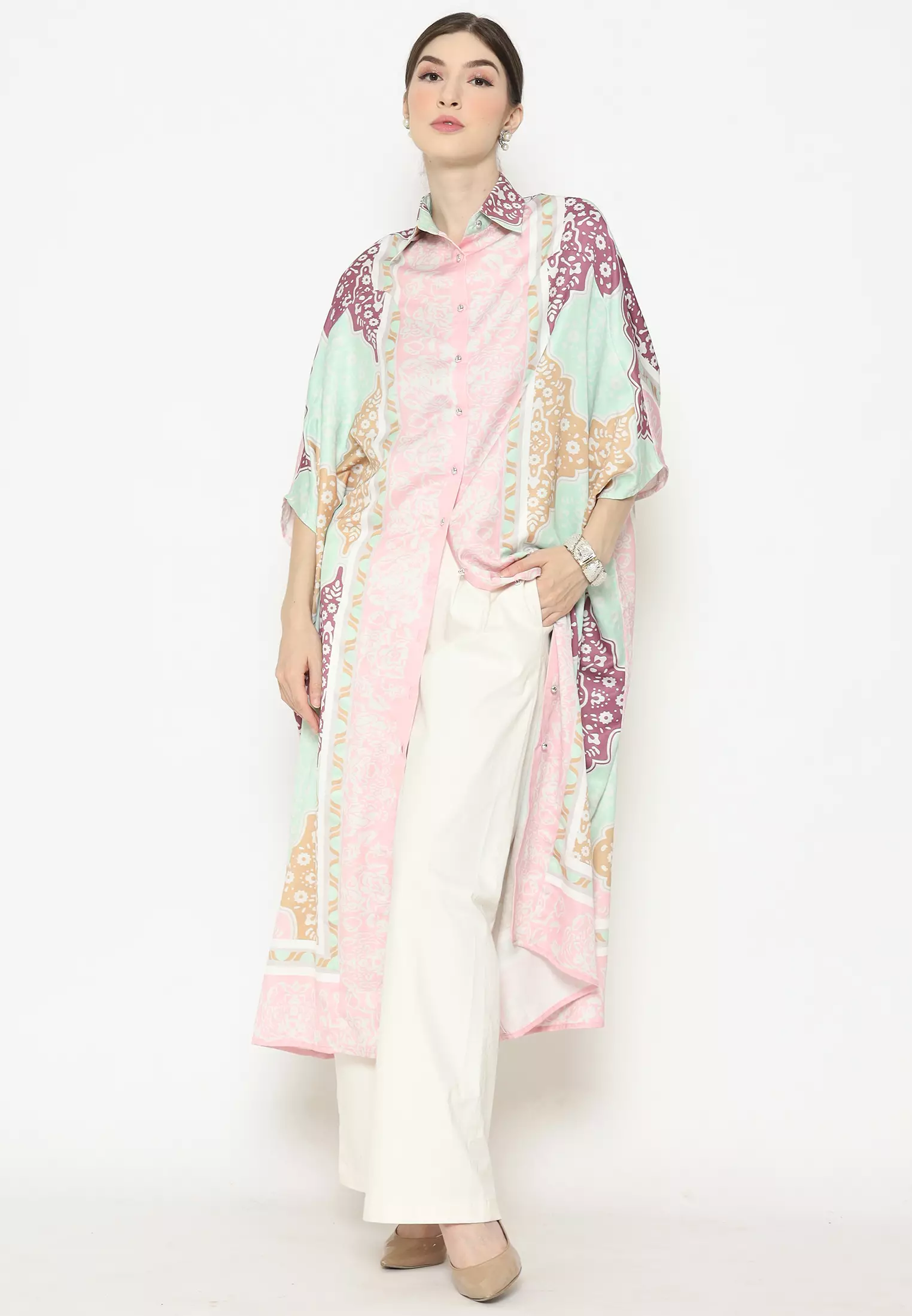 Kanzi Collared Kaftan