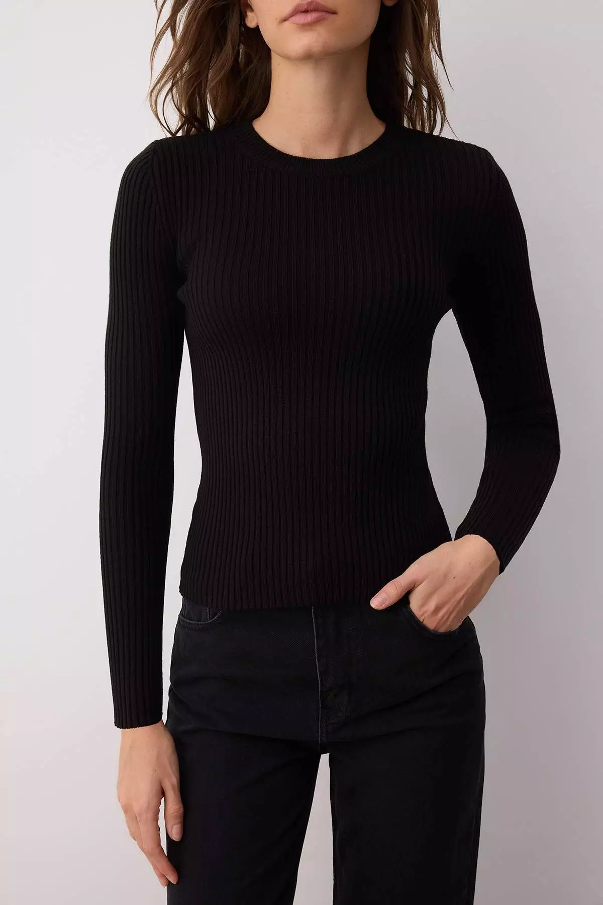 Black-Gray Double Pack Knitwear Sweater