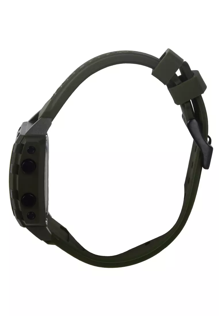 Jonas Jasmin - Male Digital Watches - Jam Tangan Digital Pria - Green - Rubber Strap - JJ-5310M-A