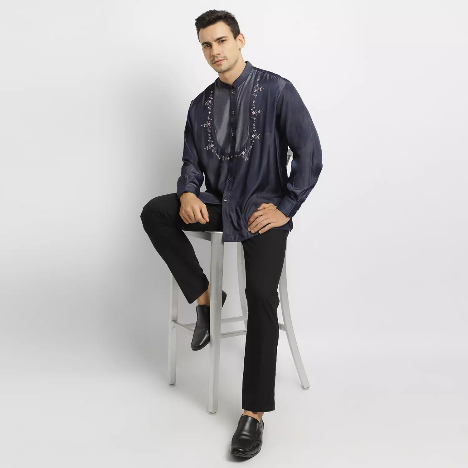 Baju Koko Denim KK Desta Denim