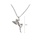 Glamorousky silver 925 Sterling Silver Fashion Simple Angel Pendant with Necklace 24765AC5D53222GS_2