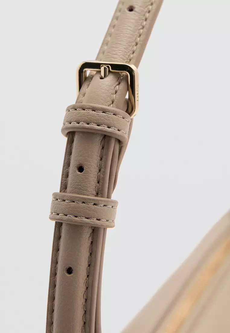 Faux-Leather Shoulder Bag