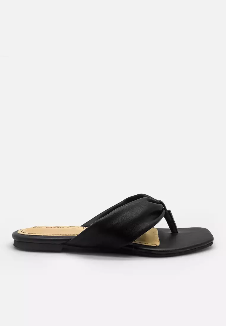 Women Flat Sandal Flip Flop Bow