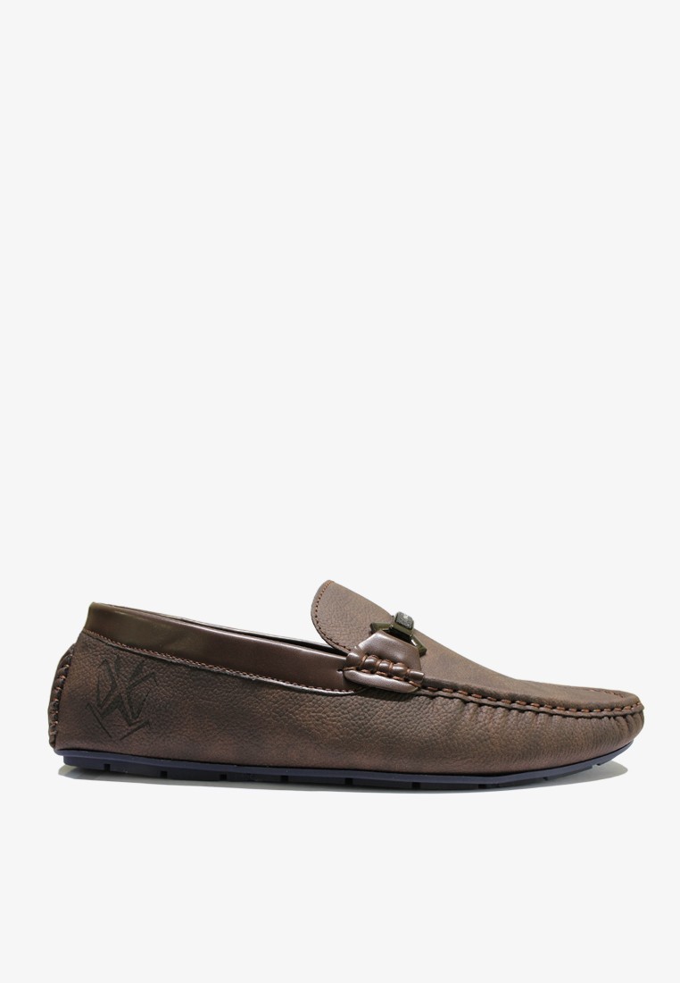 Dr Cardin Men Faux Leather Slip-On Moccasin Shoe TRF-60195