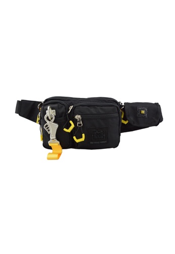 EXTREME black Extreme Nylon waist bag casual chest bag travel adventure hiking fanny pack 01B75AC5C8F237GS_1