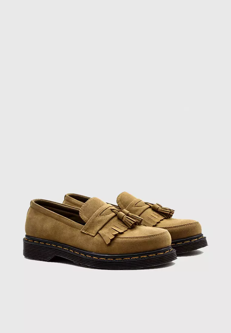 Lvnatica Luiz Suede Tan Loafers Shoes