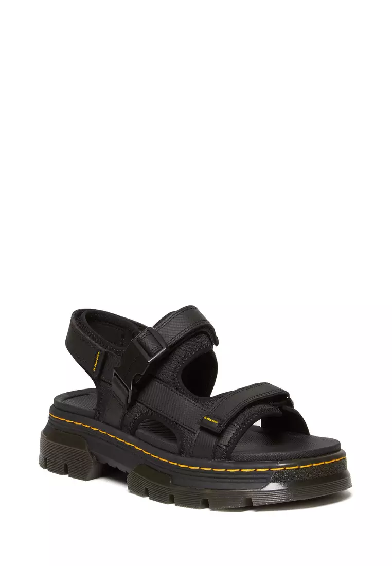 Forster Poly Webbing Black Sandals - Women