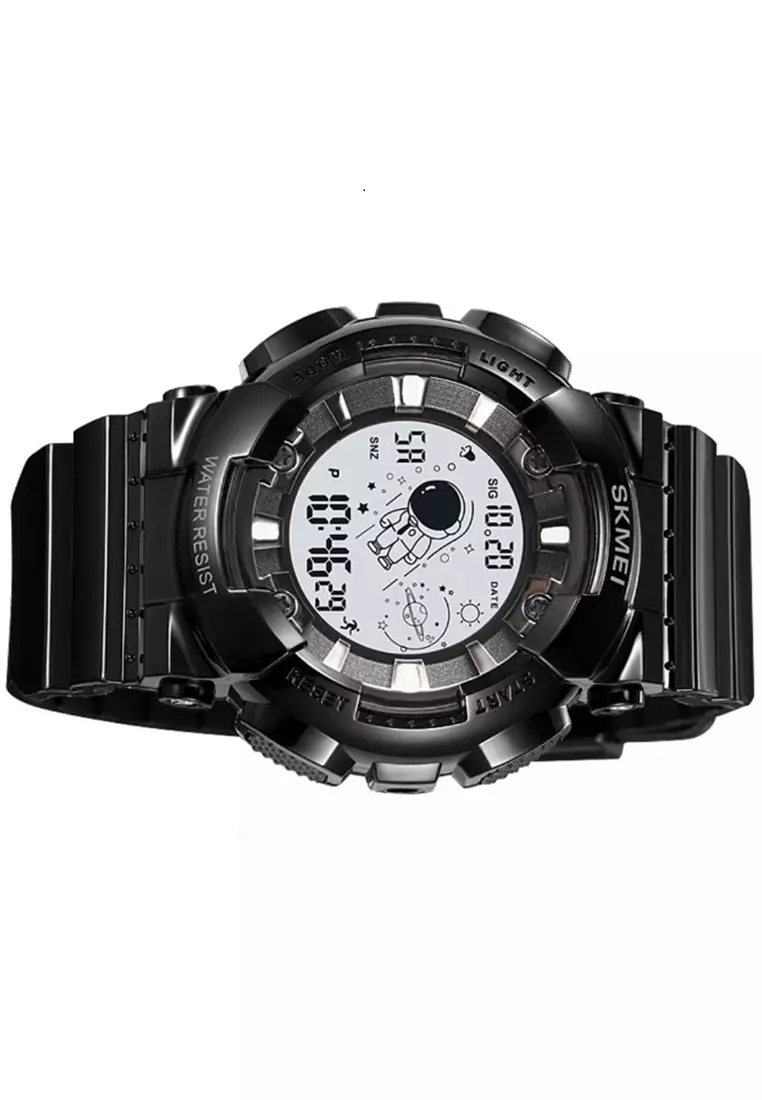 Jam Tangan Digital Pria Waterproof Many Function Strap Tali Material TPU DV53 ORIGINAL