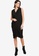 ck Calvin Klein black Embossed Stripes Sleeveless Dress 0CEEAAAFEE9BCAGS_4