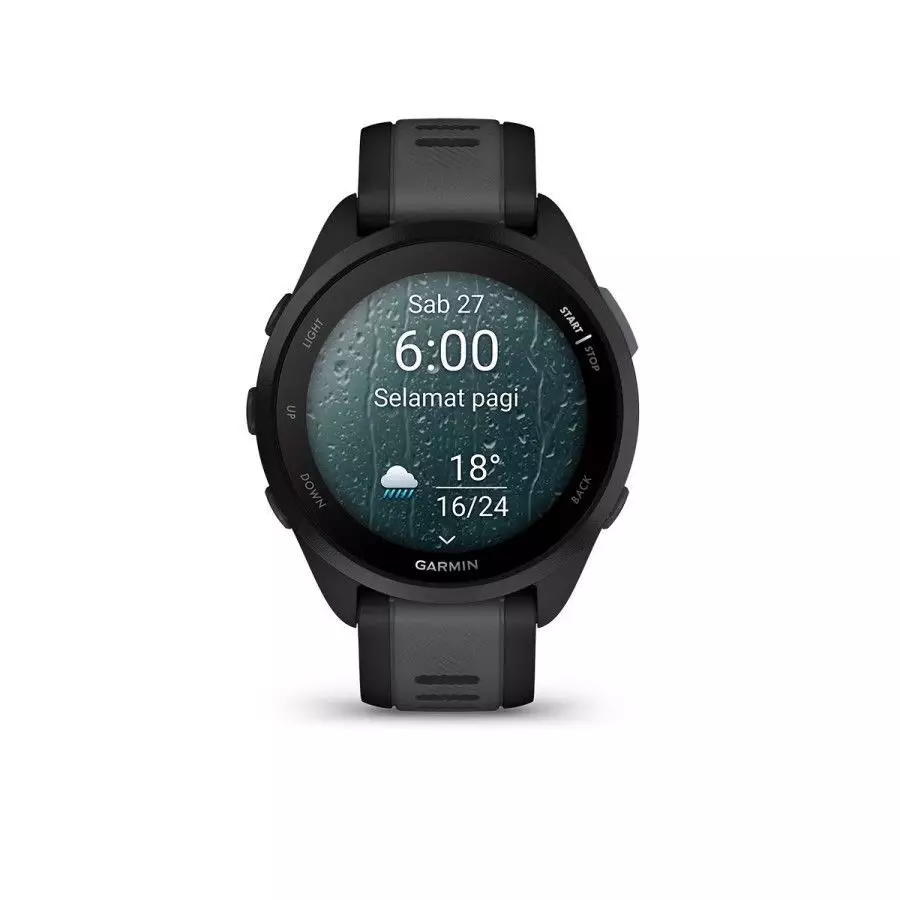 Garmin Forerunner 165 Karet Full Black