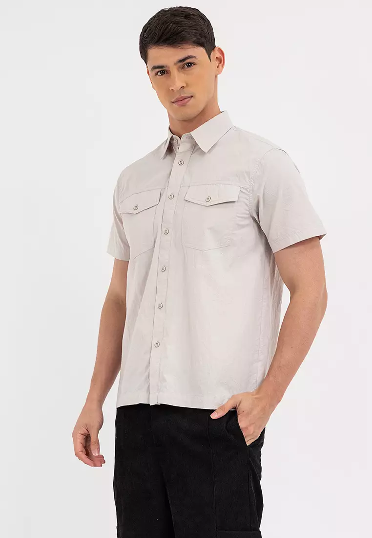 Men's Polo #2 Button Down Beige
