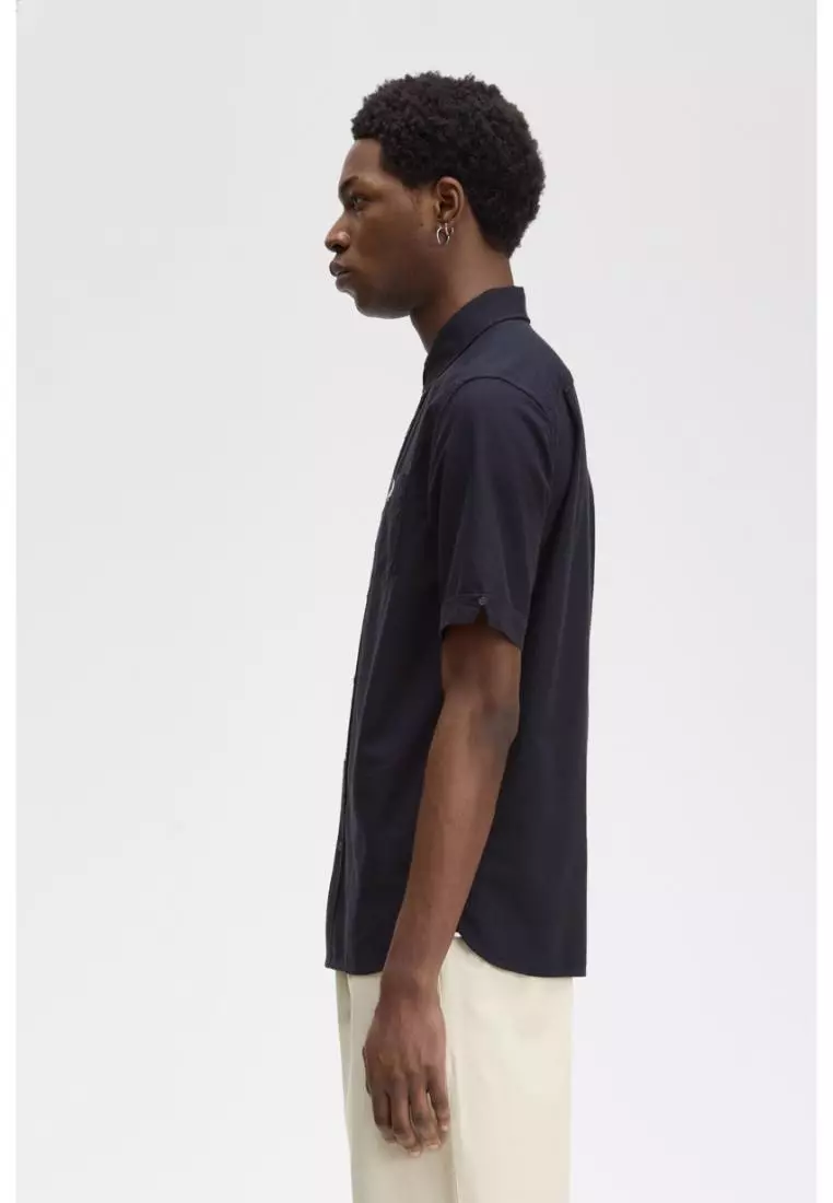 Fred Perry M8730 Oxford Shirt (Navy)