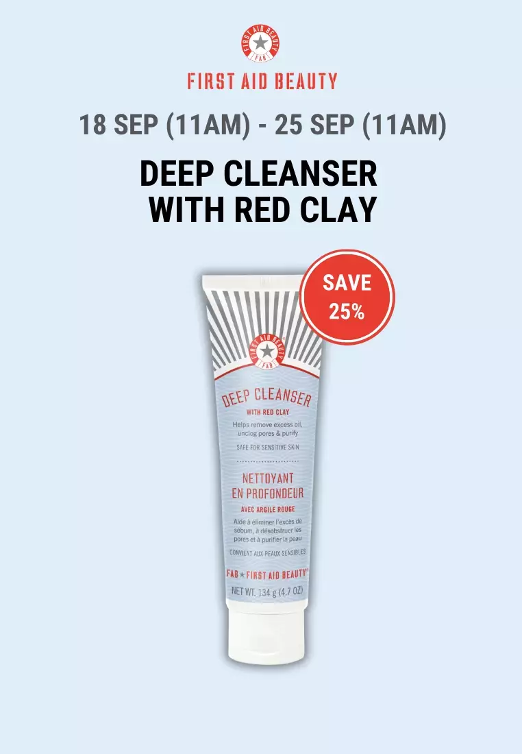 Buy First Aid Beauty FAB Deep Cleanser with Red Clay 134g Online